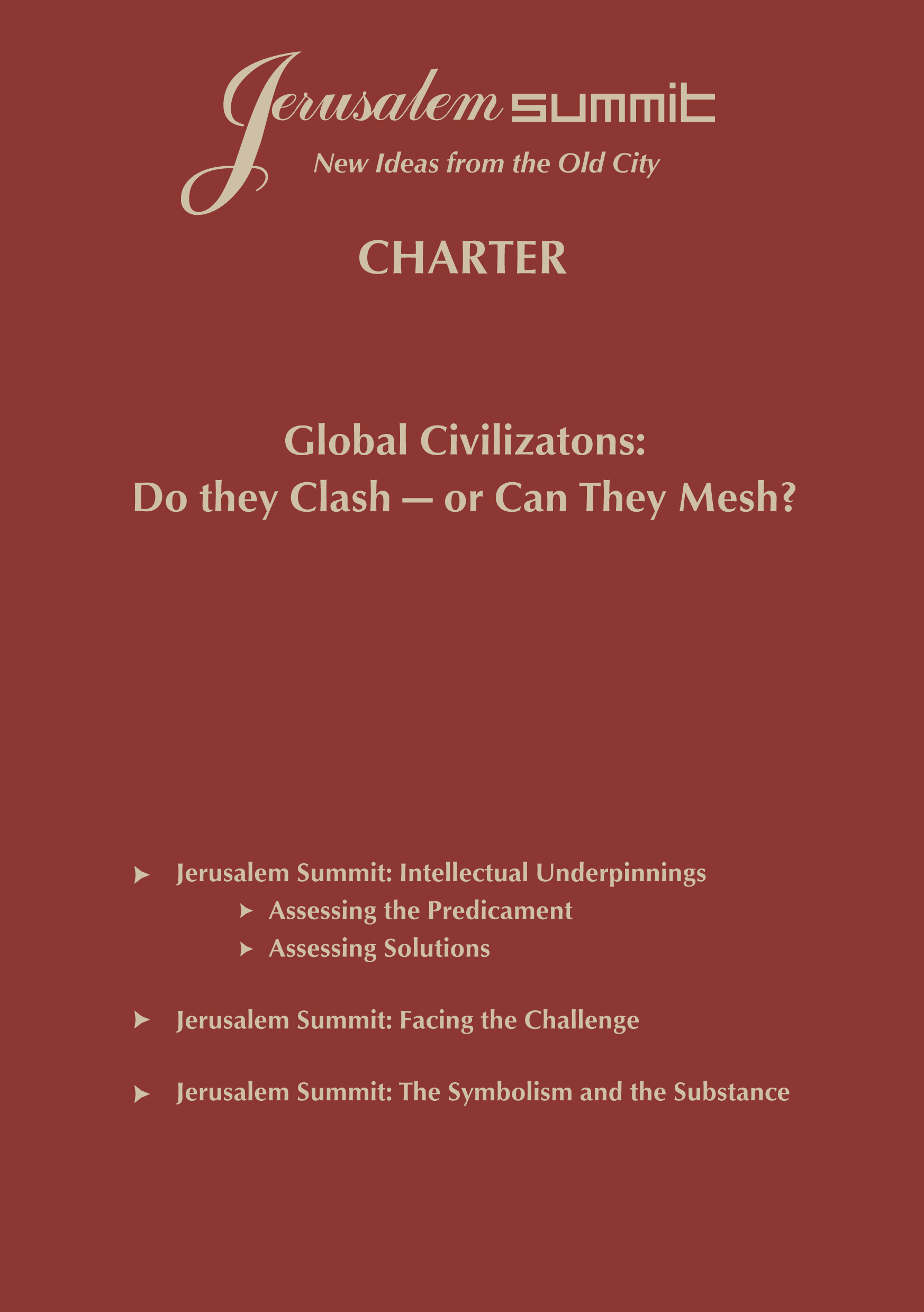 jerusalem Summit Global Civilizations